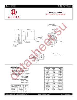 RV120-10-15F-A1K datasheet  